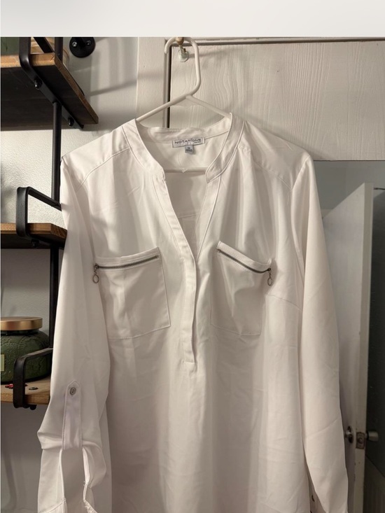 Notations Tops - Notations White Women's Tunic Blouse